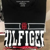 [S] TOMMY HILFIGER ALLUM AGE GRAPHIC T-SHIRT,BLACK, 78JA479-001 [FINAL SALE] (STH622)