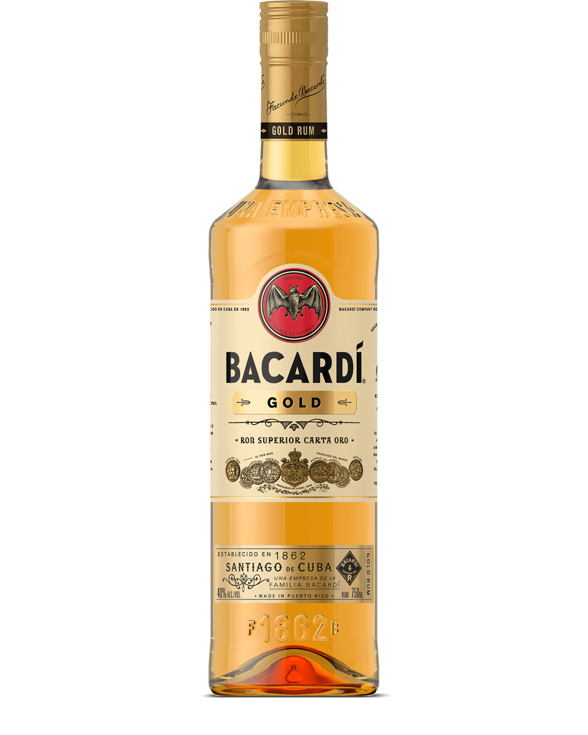 Bacardi Gold Rum 1000mL