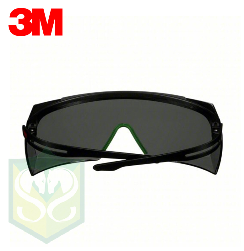 3M™️SecureFit™ 3700 系列 SF3730AS-BLK OTG 防刮護目鏡 (灰色3.0紅外線鏡片)