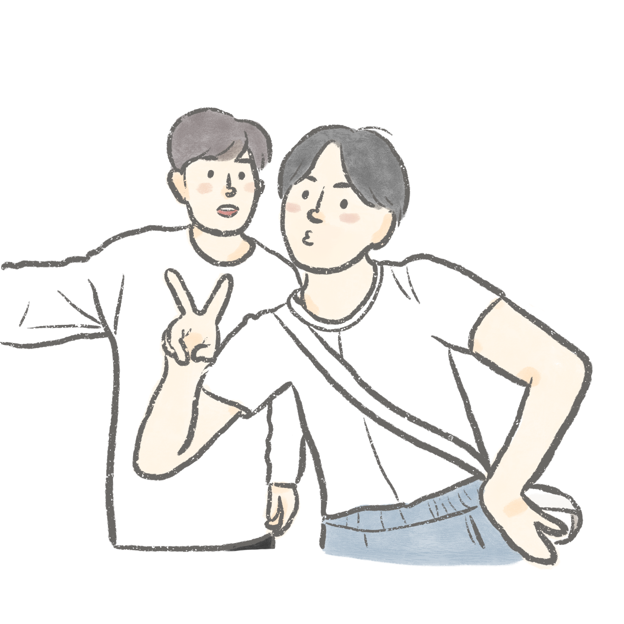 似顏繪客製化 PE01 婚紗照 情侶繪製 似顏繪線條