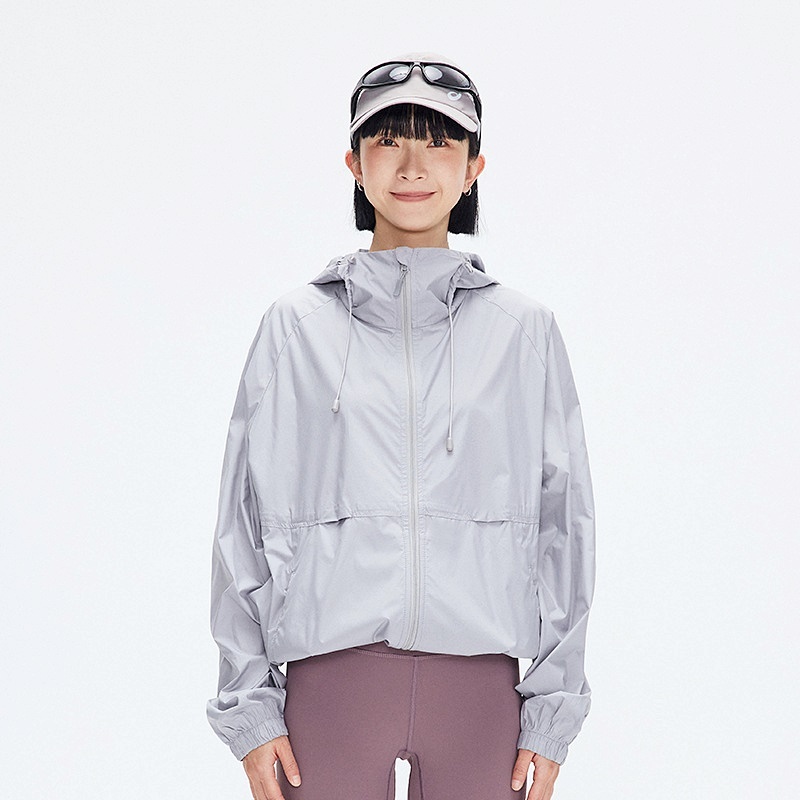 4M05 簡約復古素色防曬連帽外套 五色