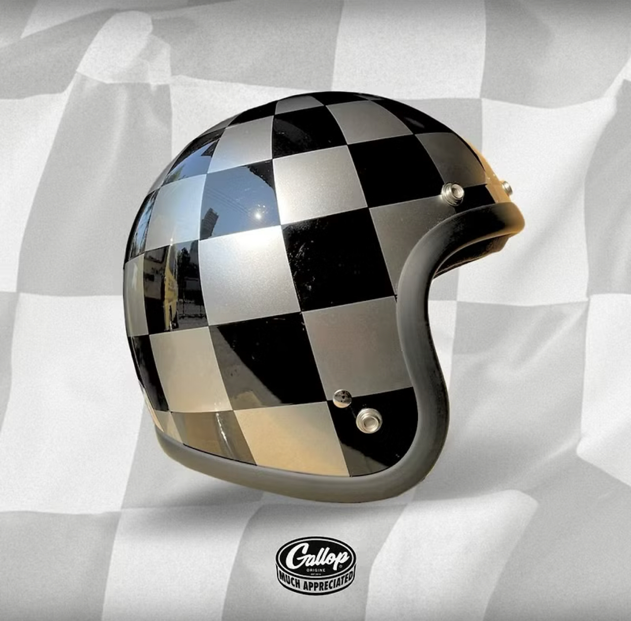 Gallop Retro Grid 方格棋 銀