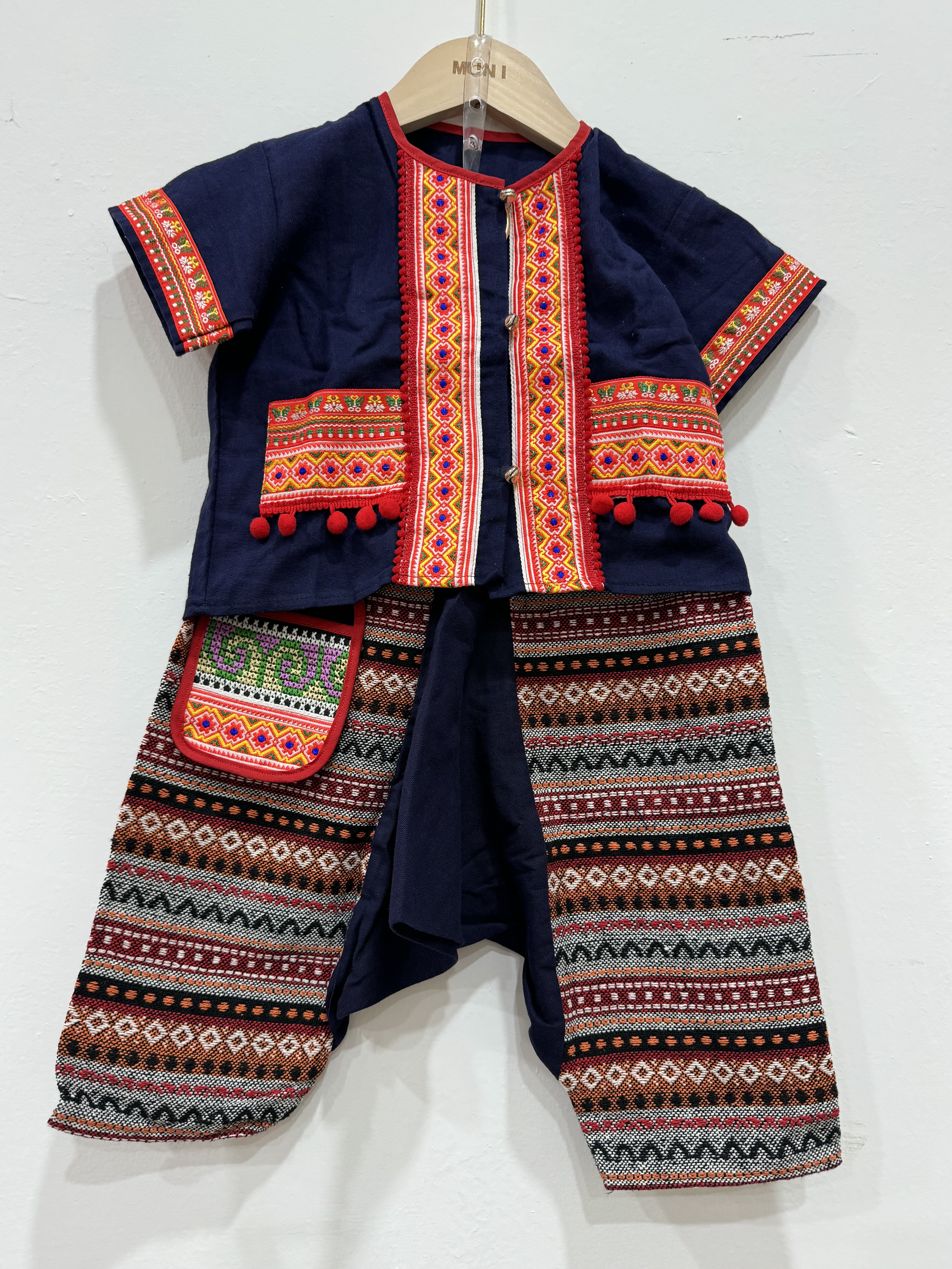 尺碼3-No.6幼童款民族風套裝