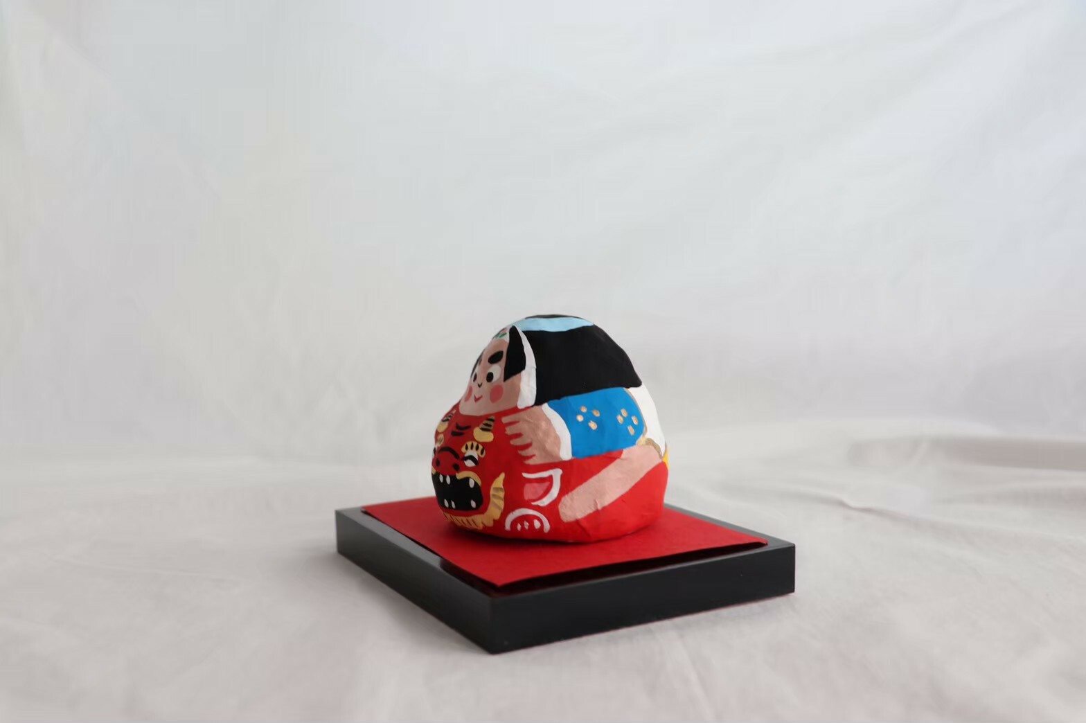 日本 五箇山 桃太郎 和紙 擺飾