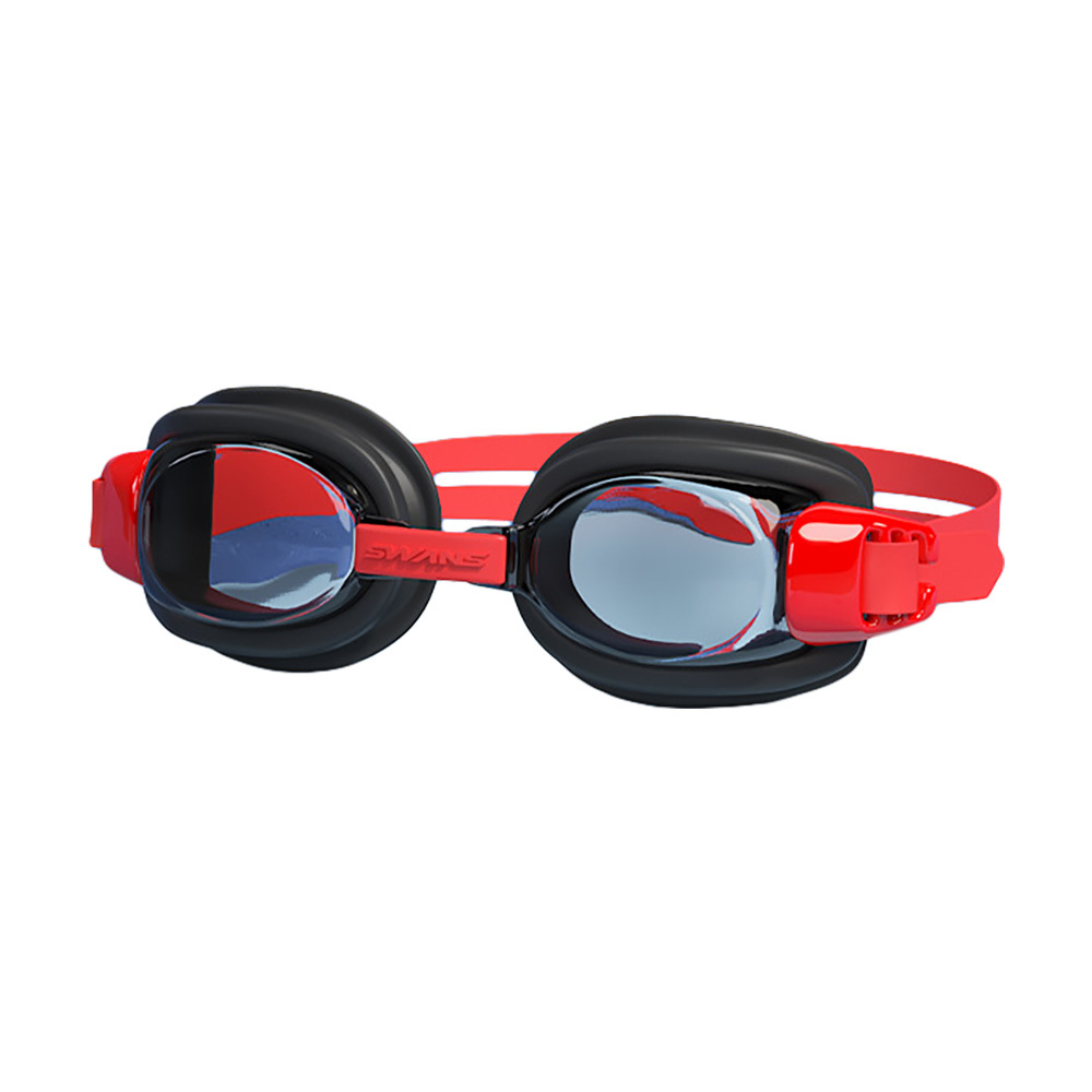 兒童 SW29-OP 近視泳鏡 - 紅/黑