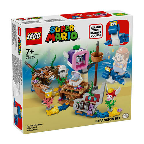 LEGO 71432 Dorrie's Sunken Shipwreck Adventure Expansion Set 海龍王的沉船探險 (Super Mario 超級瑪利奧)