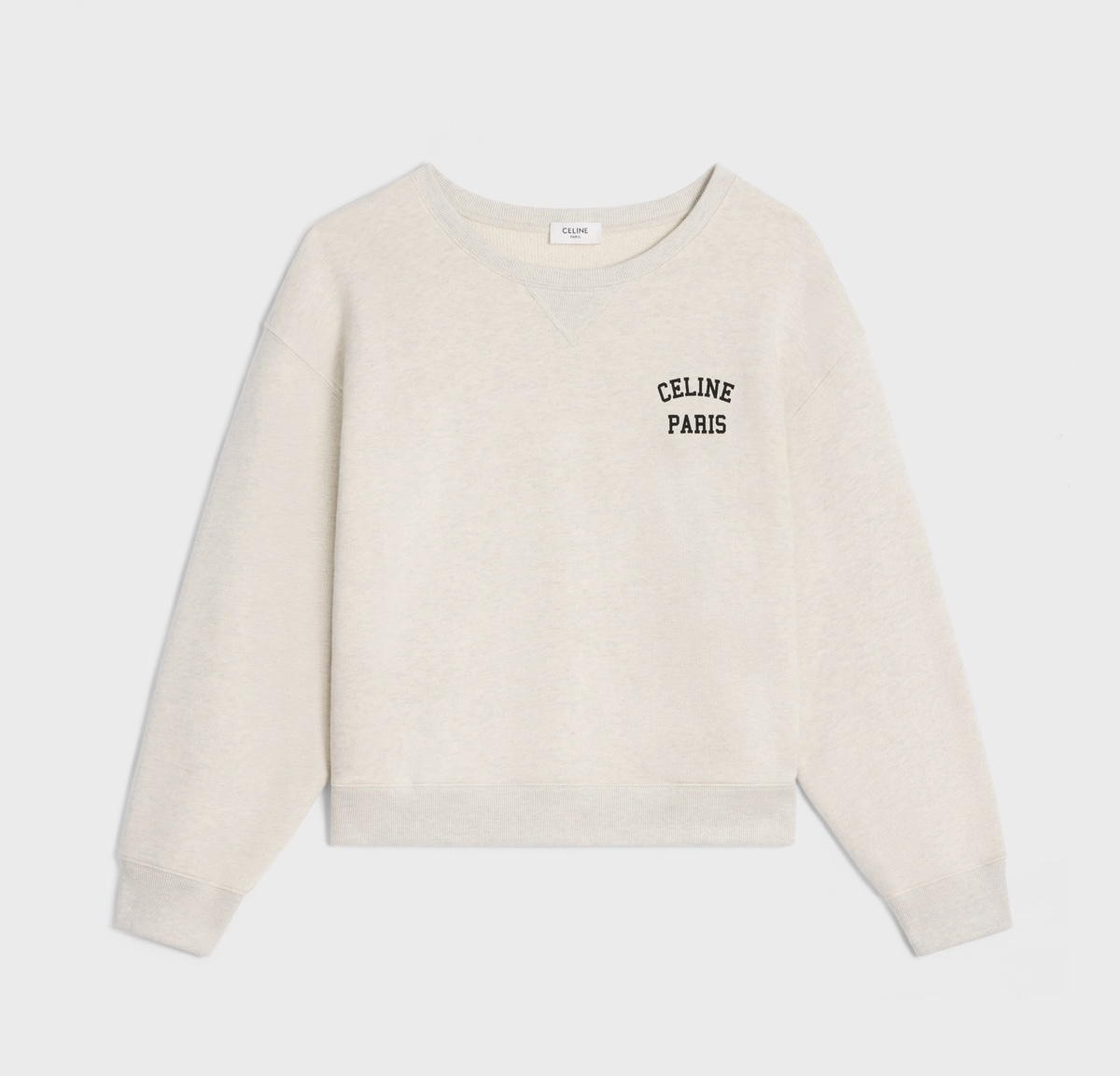 Celine Paris loose sweatshirt in cotton fleece