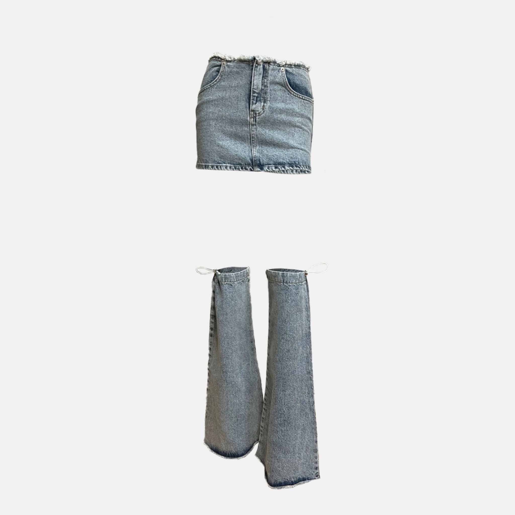 [PROJECT WAVE] SUGAR DENIM SET