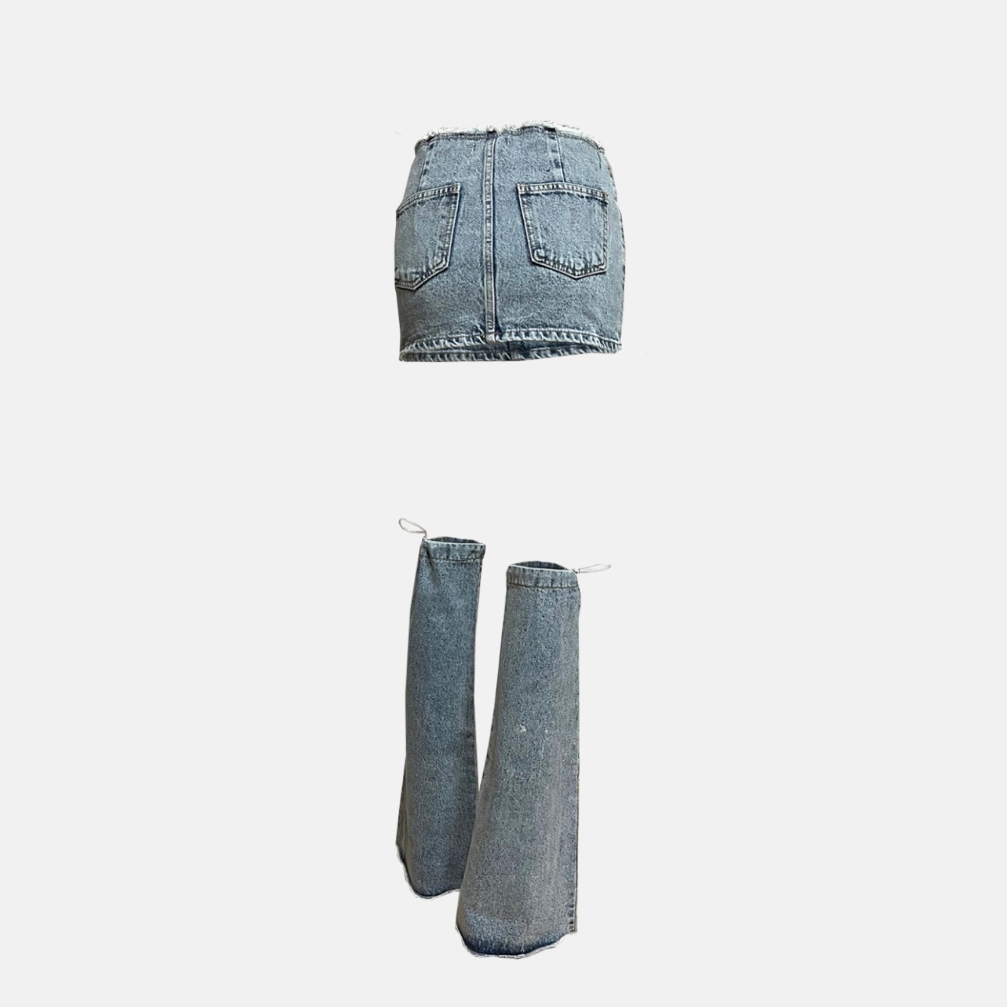 [PROJECT WAVE] SUGAR DENIM SET