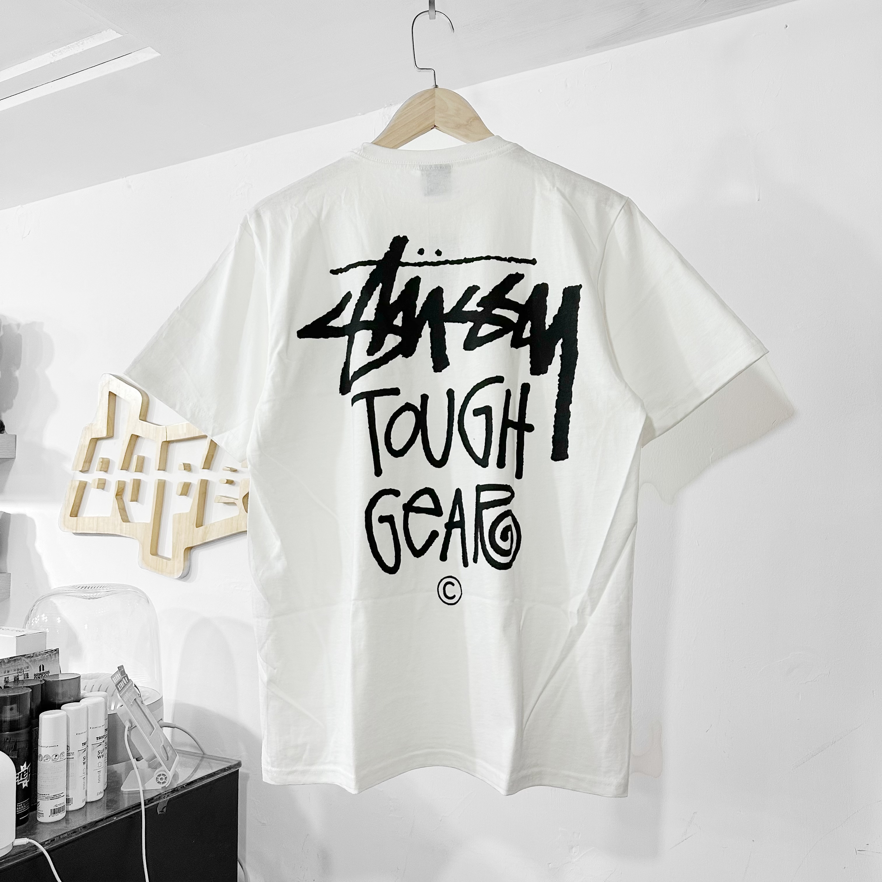 ★関税込★Stussy★Tough Gear TEE★White★ Stussy Tough Gear Tee White Men's - SS24 - US