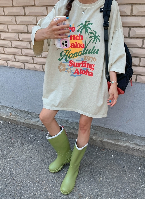 ᴴᴼᵀ ▸▸店長推薦◃◃ 春夏新品/英文字長版上衣 MANIFEST正韓🇰🇷