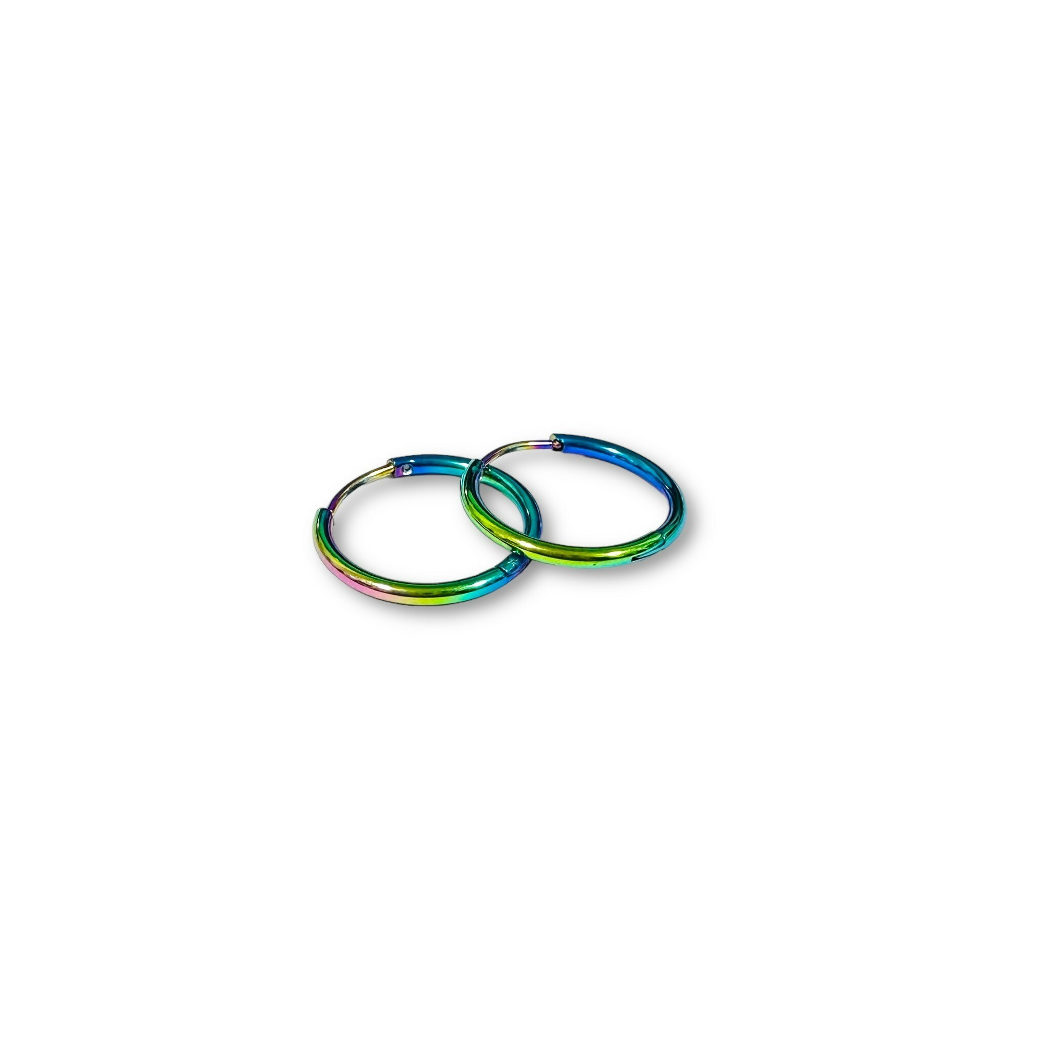 抗敏鋼-易扣-鈦色圓面1.6MM耳環(單支價)