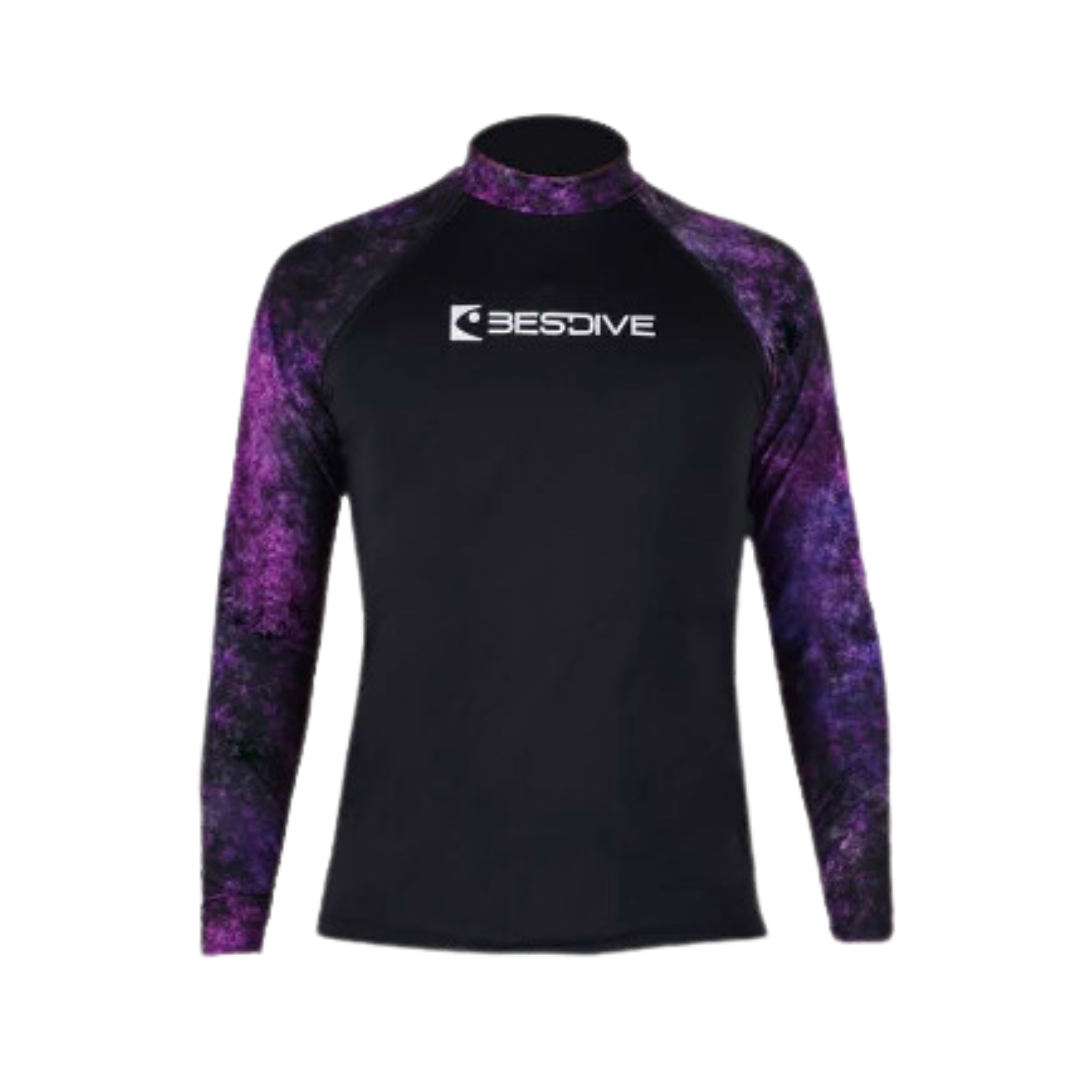 ▲BESTDIVE 女款 防曬水母上衣 煙雲紫