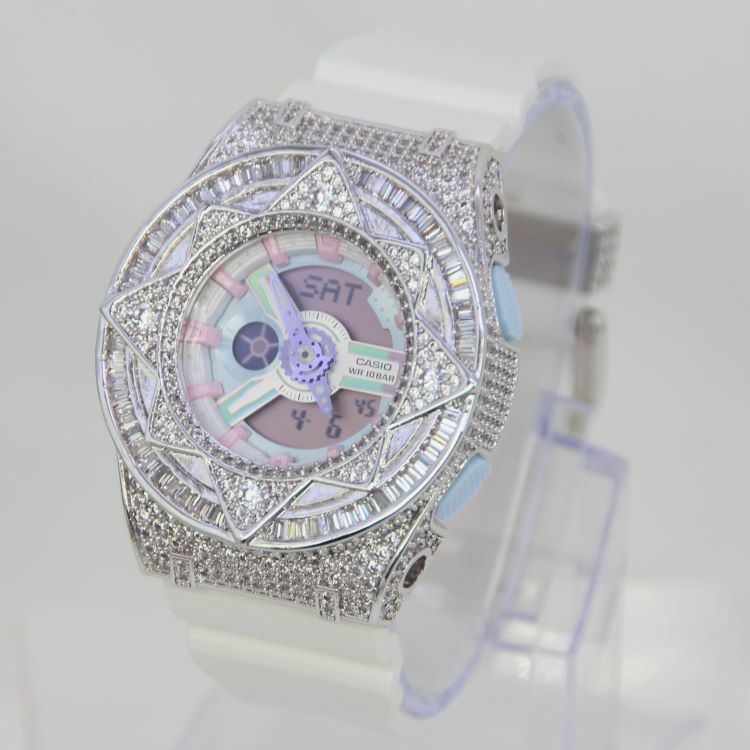 銀色 改裝手錶 BA-110FH-7A - 魔法星