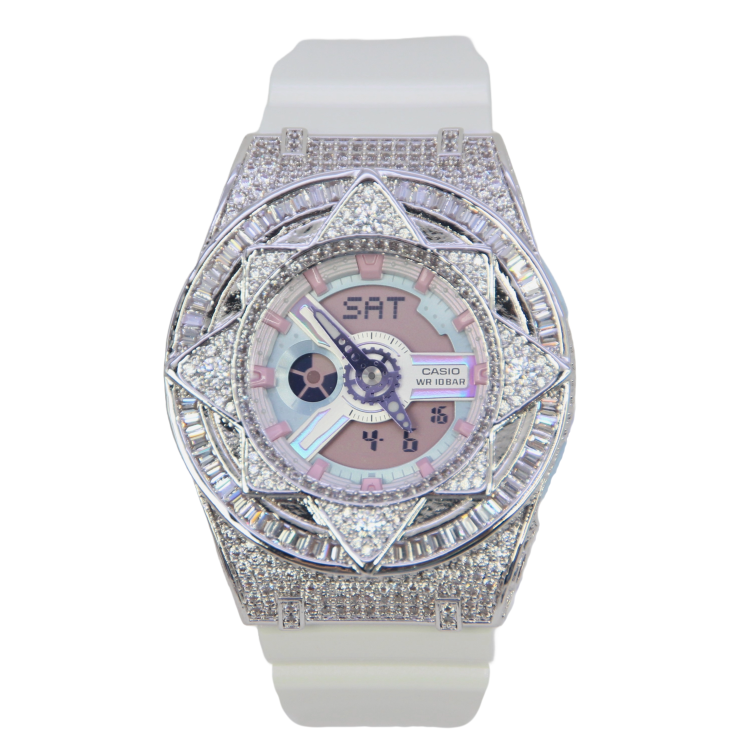 銀色 改裝手錶 BA-110FH-7A - 魔法星