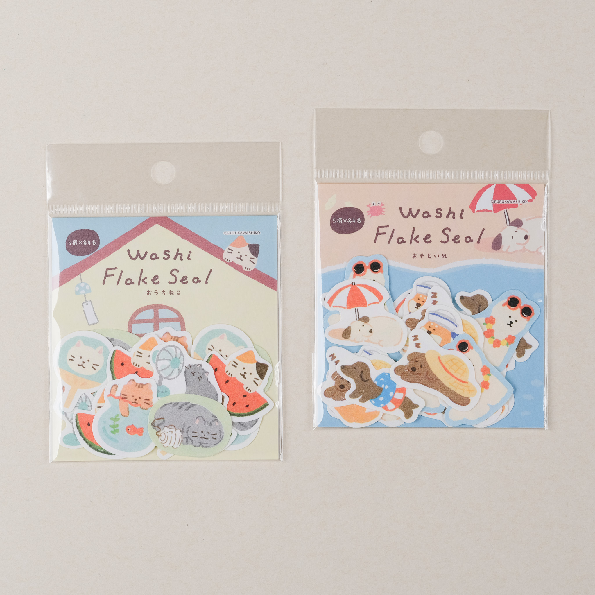 古川紙工 夏日系列貼紙包 / furukawashiko / JAPAN