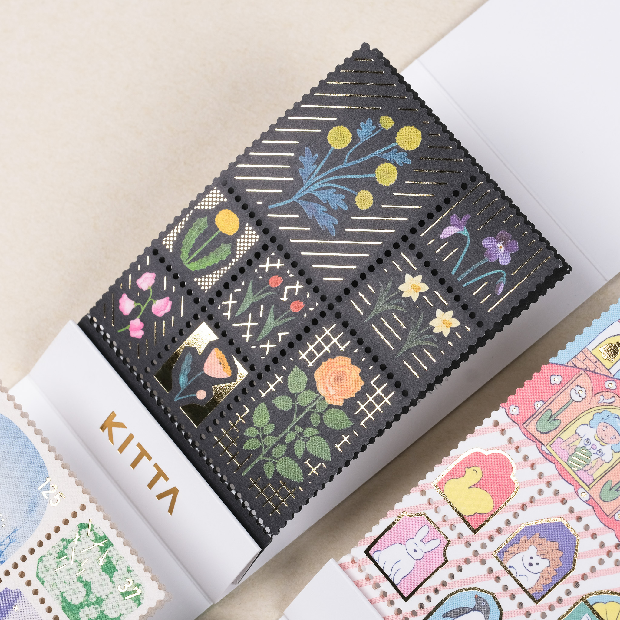KITTA隨身攜帶和紙膠帶 SPECIAL 花 / KING JIM / Hitotoki