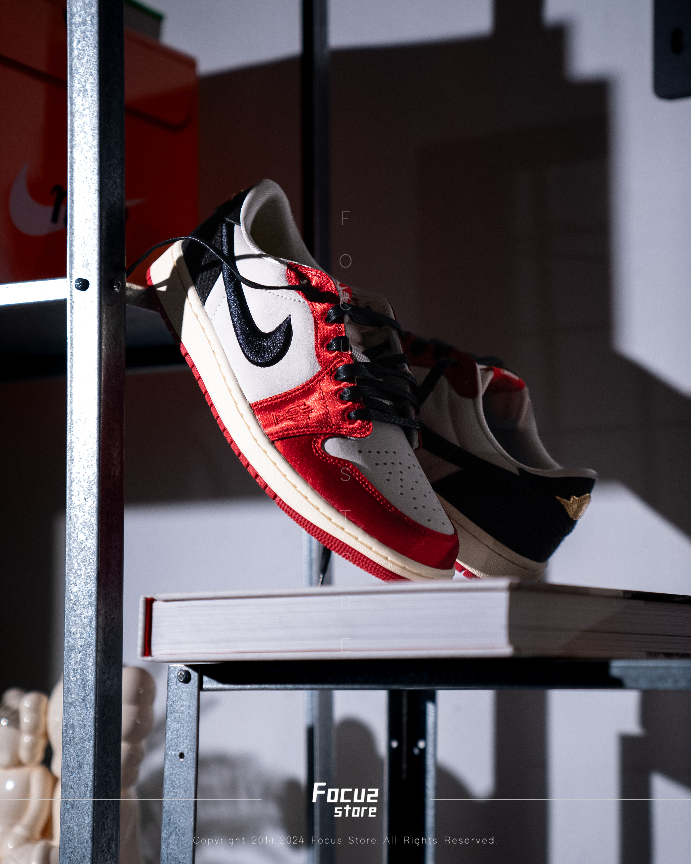 【Focus Store】部分現貨 Trophy Room x Nike Air Jordan 1 Low OG "Away" 黑白紅 FN0432-100