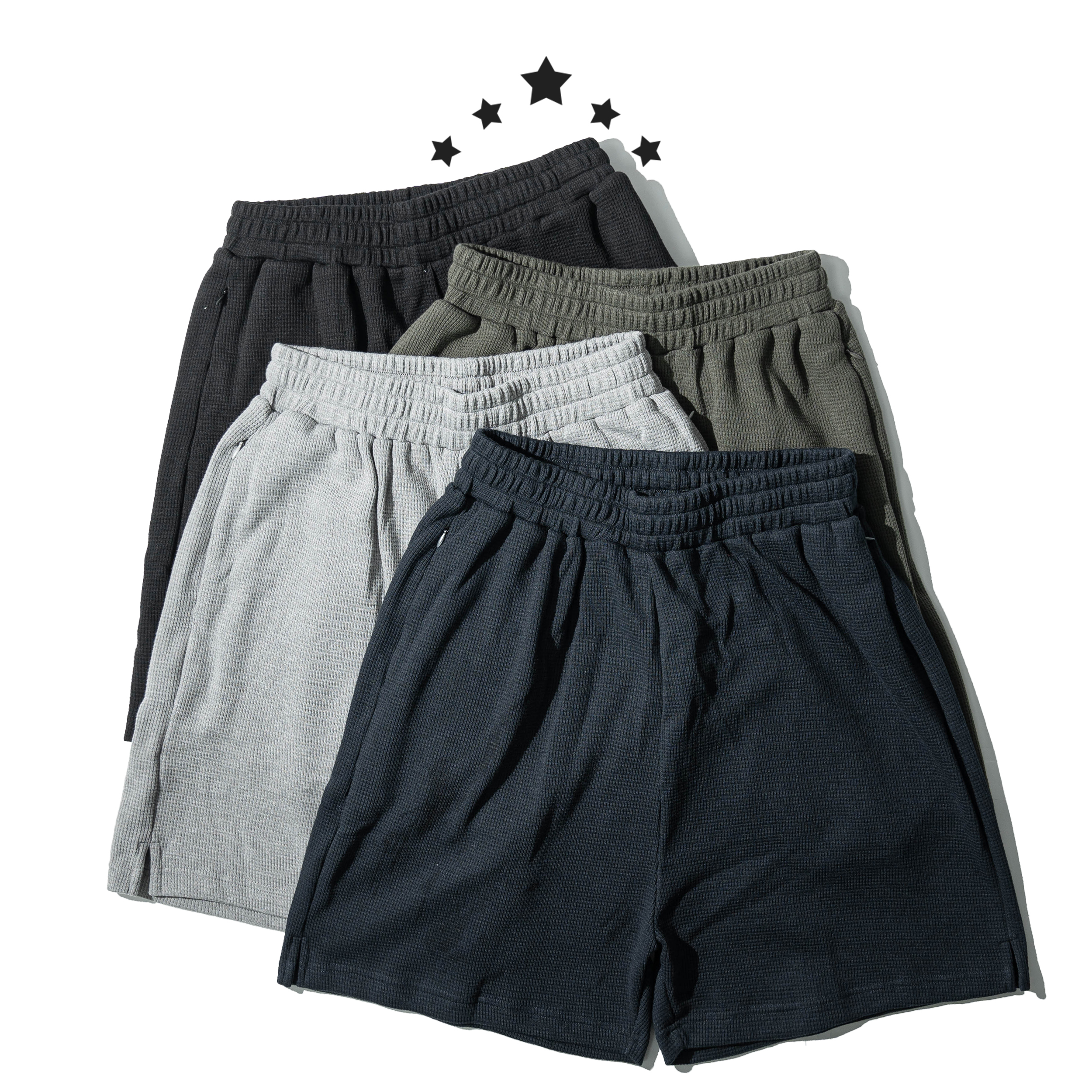 Basic Waffle Shorts 重磅 基礎 華夫格短褲 [PTR-079]