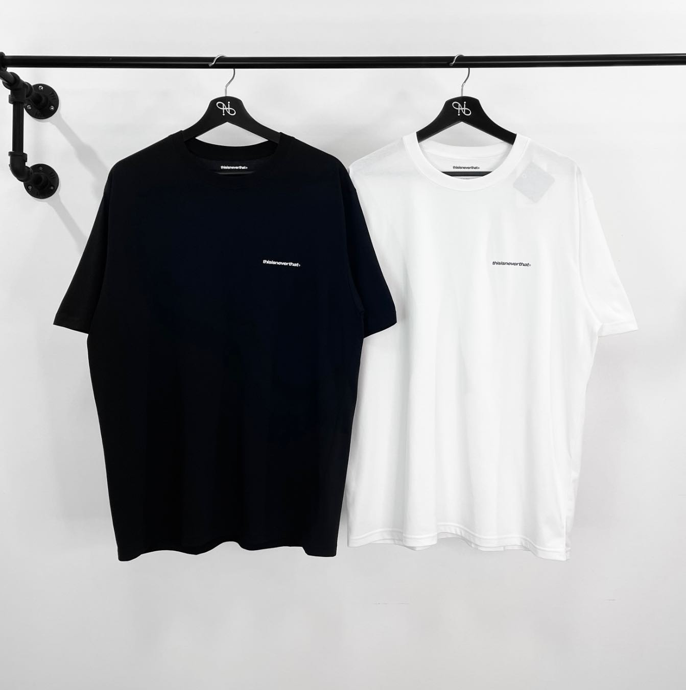 THISISNEVERTHAT SP-LOGO COOLING TEE 黑白兩件套裝