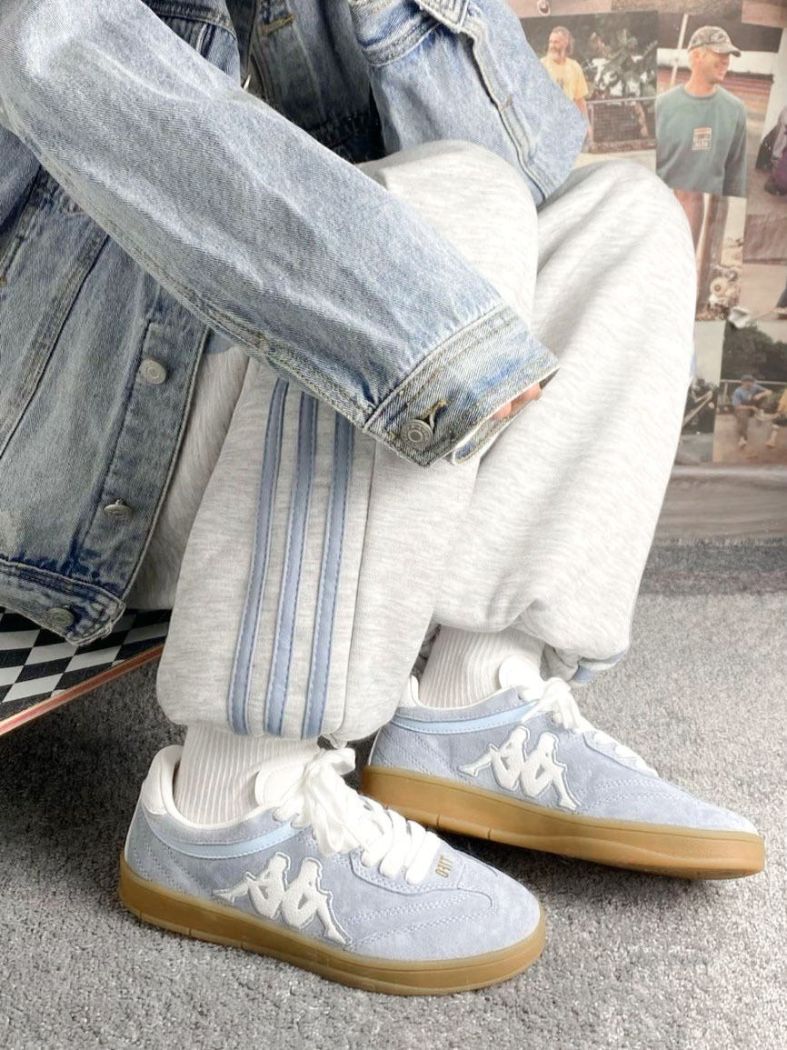 Kappa Tifo 經典 復古 德訓鞋 板鞋 海鹽藍 藍白 K0DZ5CC70-8131