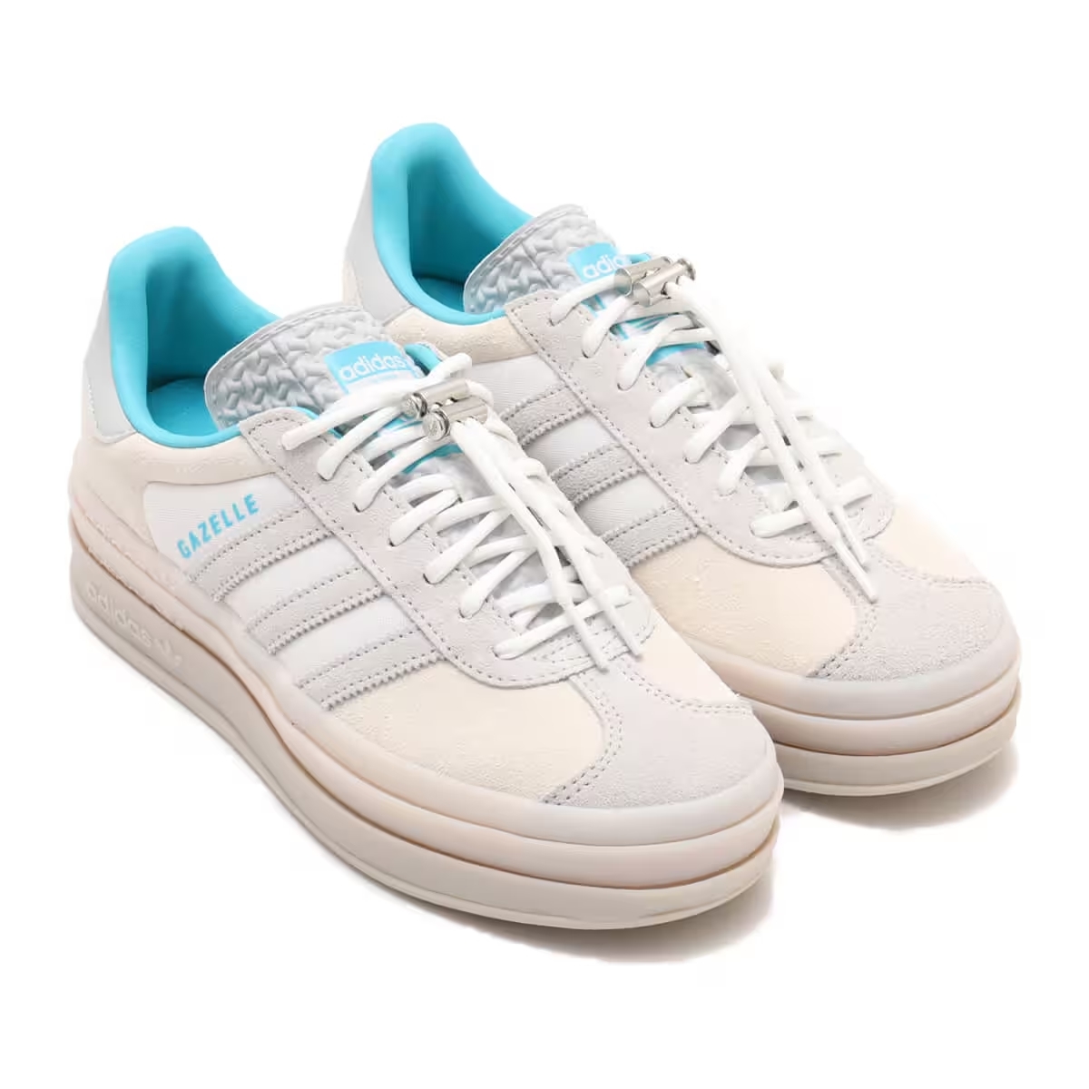 Adidas Originals Gazelle Bold 日本限定 銀灰 白灰 蒂芬妮綠 鞋扣 厚底 增高 IH9992