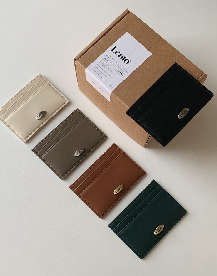 預訂｜SLOWAND 自家製 #LENTO. minimal card wallet (5 COLOR)