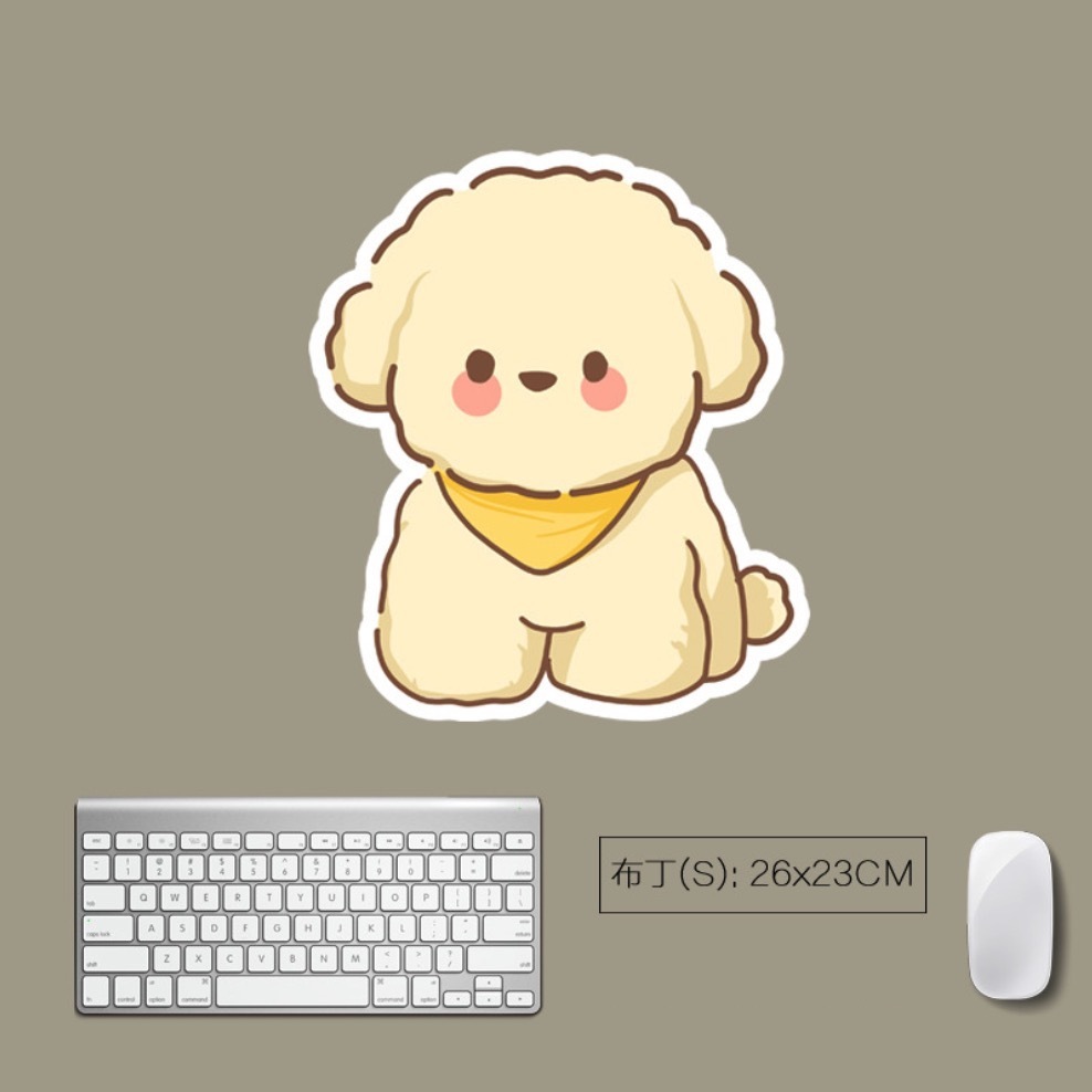 《40669》可愛布丁狗/大小滑鼠墊