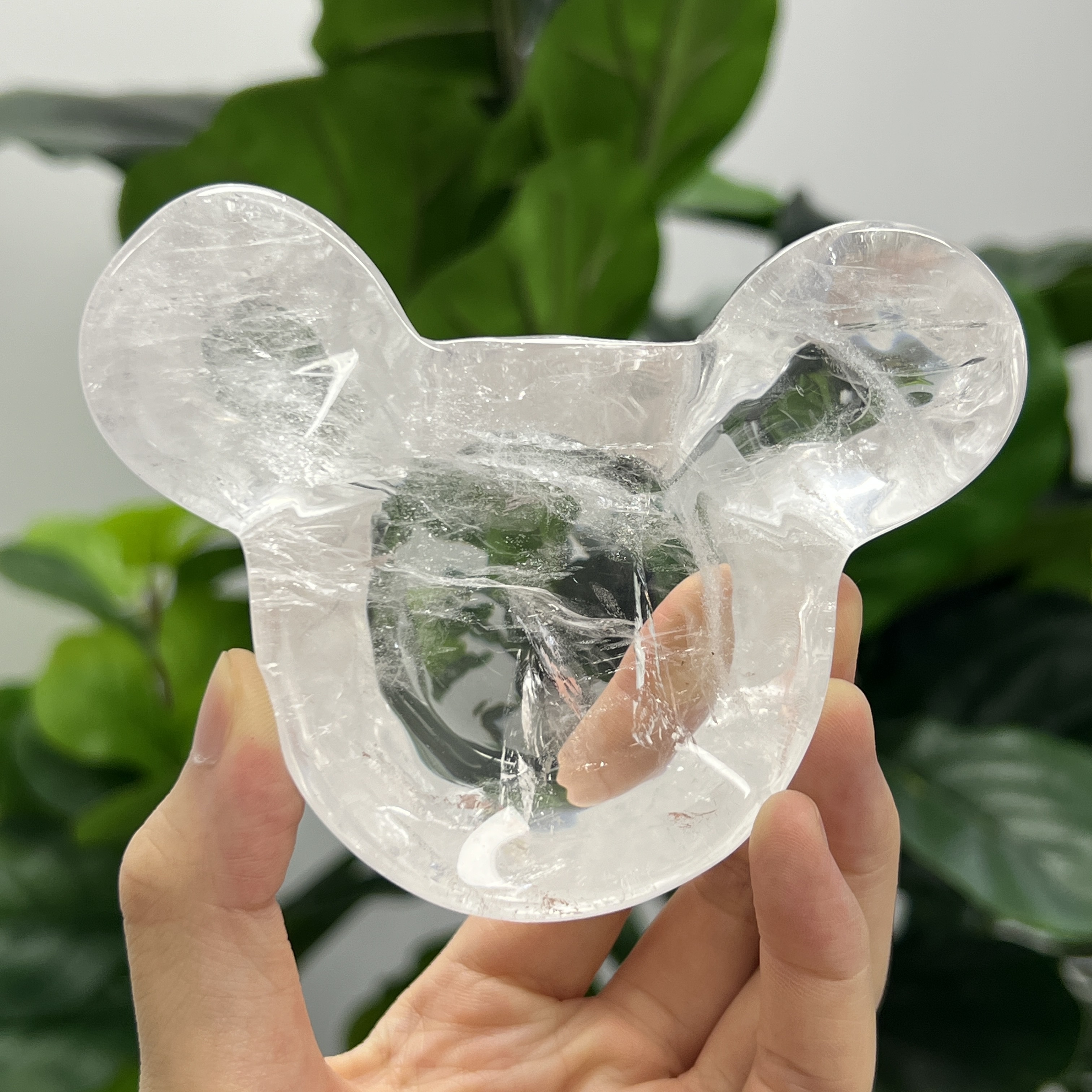 高品質白水晶碟 W1712