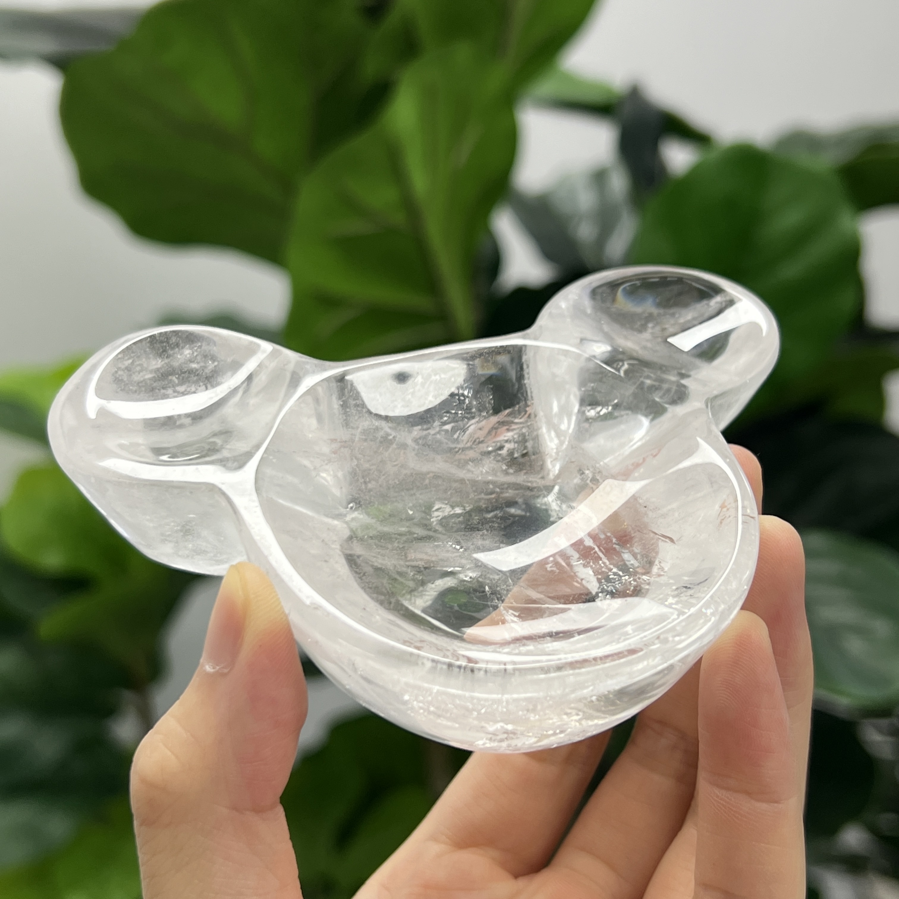 高品質白水晶碟 W1712