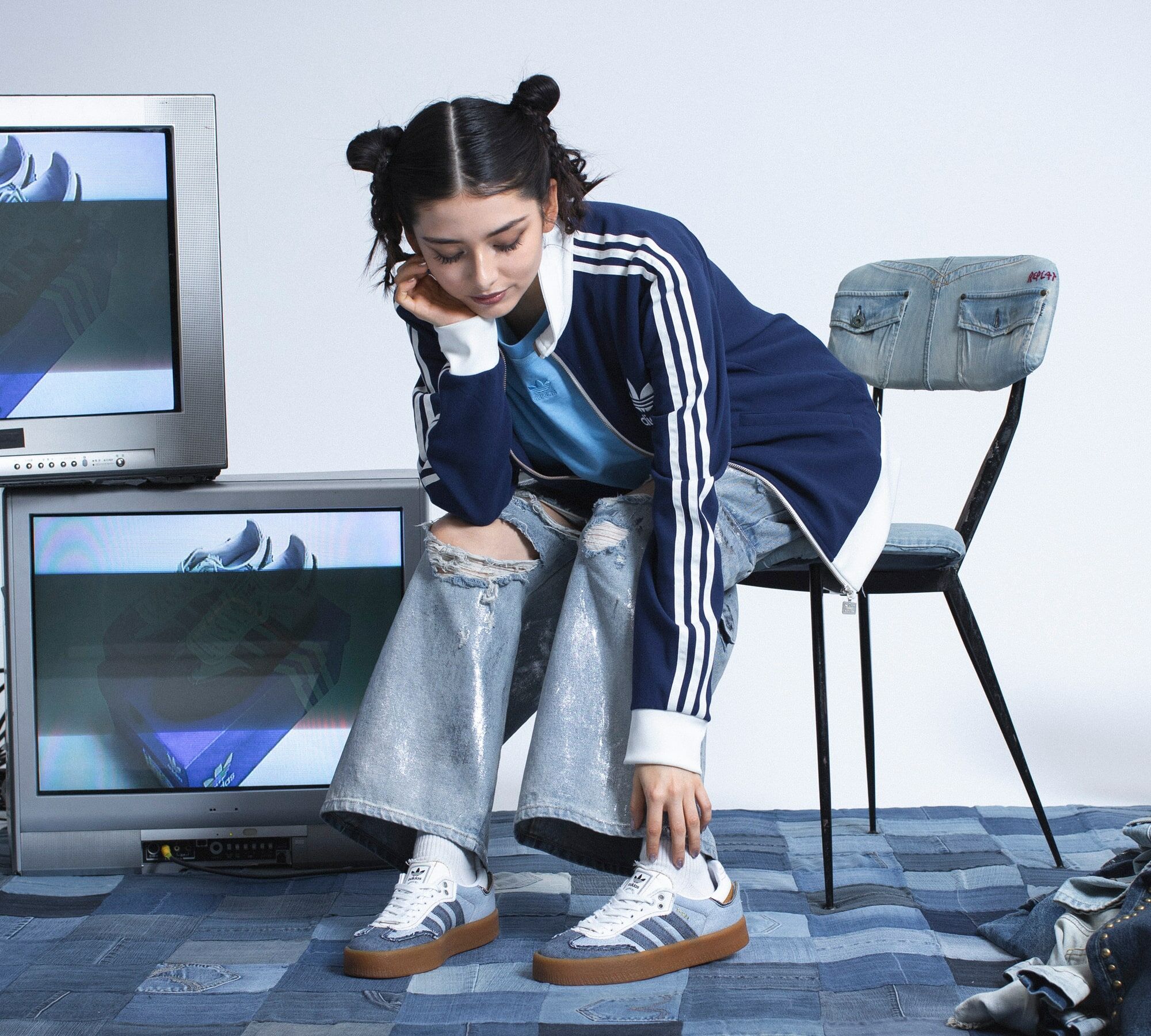 ★人気★ adidas SAMBAE W atmos FTWWHT MESA GUM3 adidas SAMBAE W atmos pink 