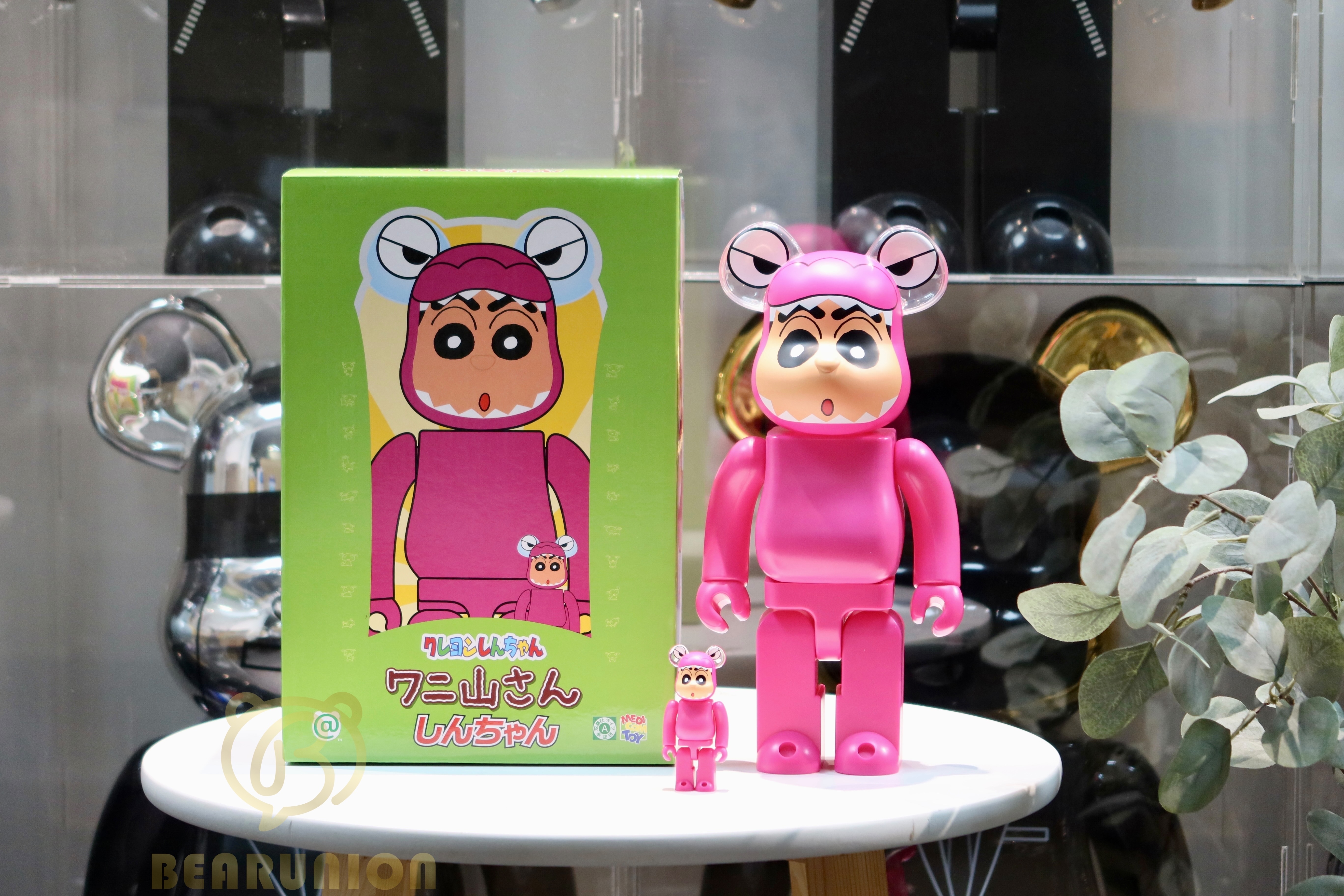 🥇現貨🥇Bearbrick 400% 100% 蠟筆小新 恐龍