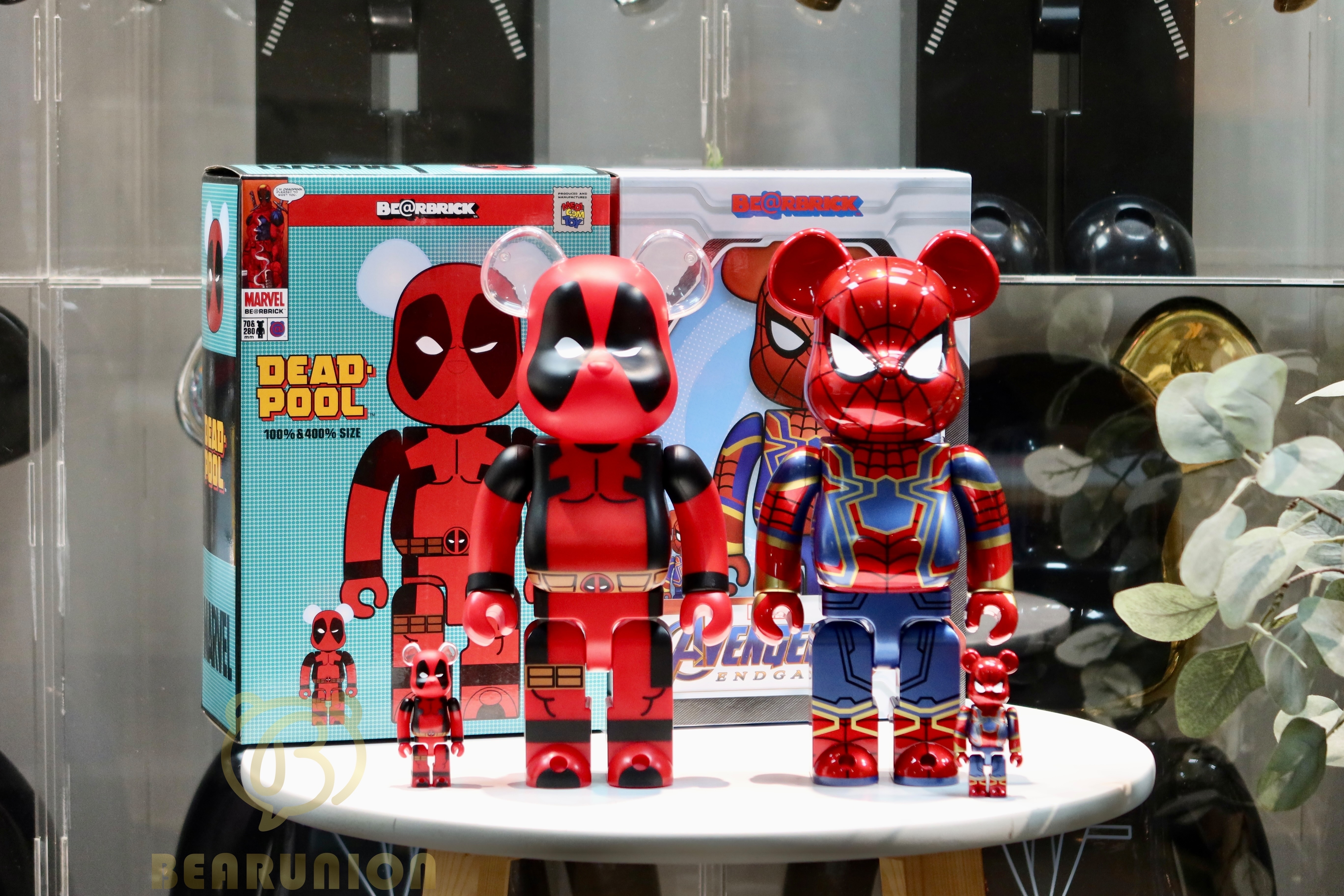 🥇現貨🥇Bearbrick 400% 100% IRON SPIDERMAN DEADPOOL