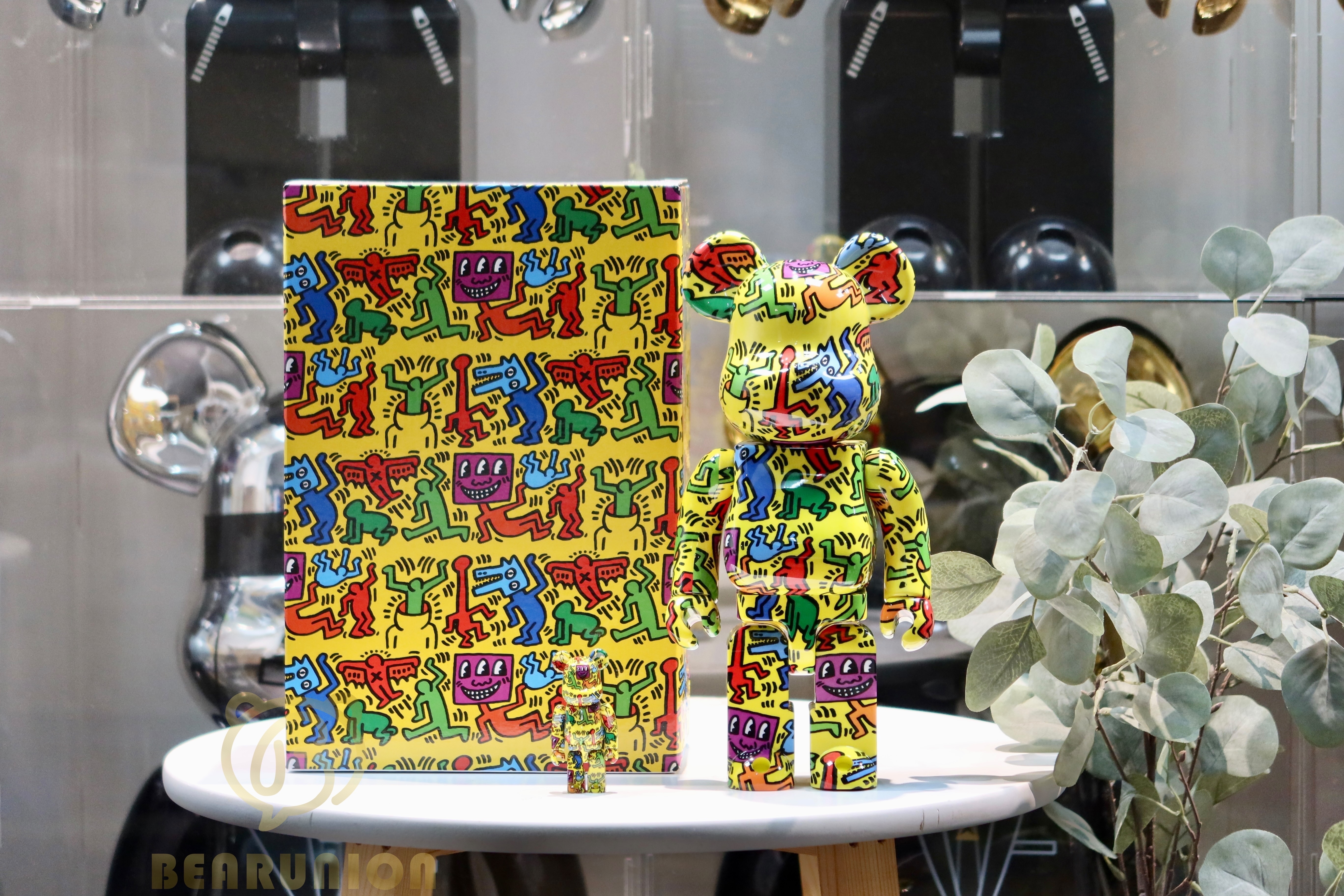 🥇現貨🥇BEARBRICK 400%+100% KEITH HARING #5