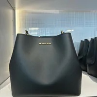 [S] MICHAEL KORS 35S4G3FS2I PRATT MD BUCKET SHOULDER,BLACK, 196237629586 (SMK824)