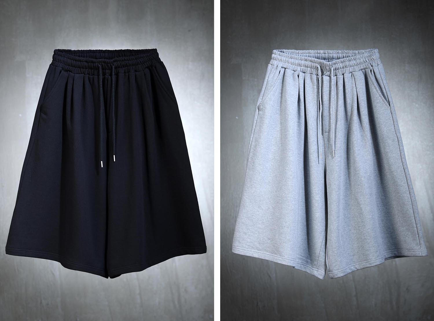 棉質運動寬腿短褲