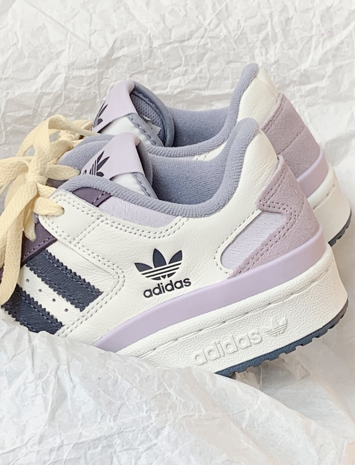 Adidas Originals FORUM Low 紫葡萄汽水 復古 皮革 拼接 女款 ID6266/預購