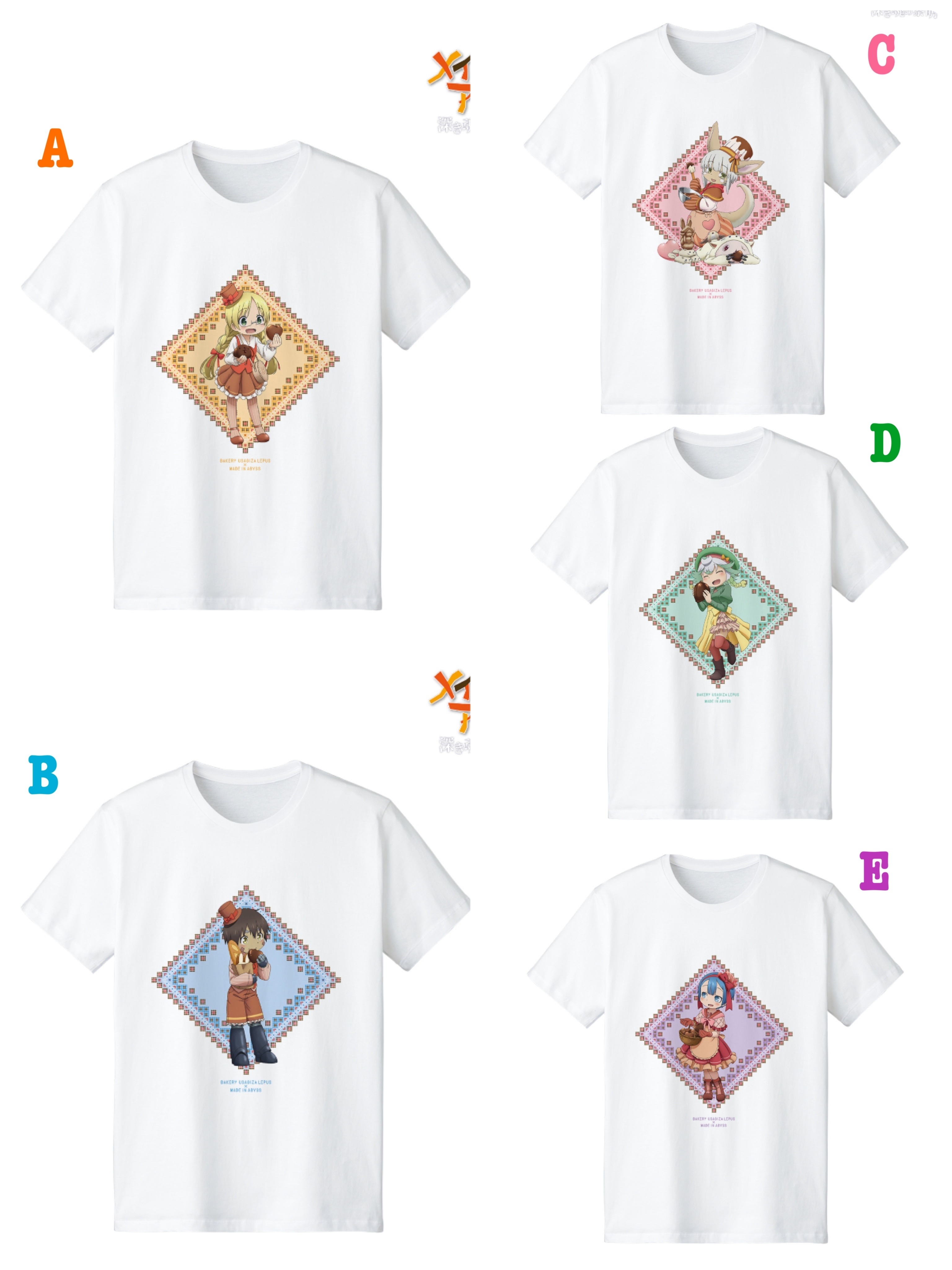 預訂2024/7月 劇場版メイドインアビス 深き魂の黎明 描き下ろしイラスト 兎座ナナチ 第4弾  Tシャツ