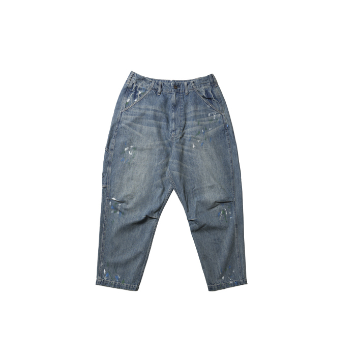 Liberaiders - Stamped Denim Sarrouel Pants