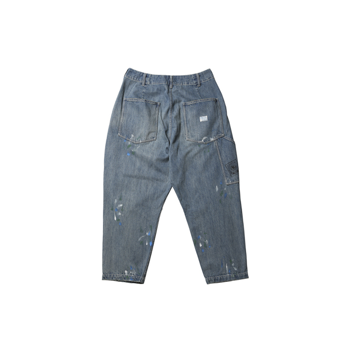LIBERAIDERS DENIM PAINTER SARROUEL PANTS GRAY 23FA-I（リベ