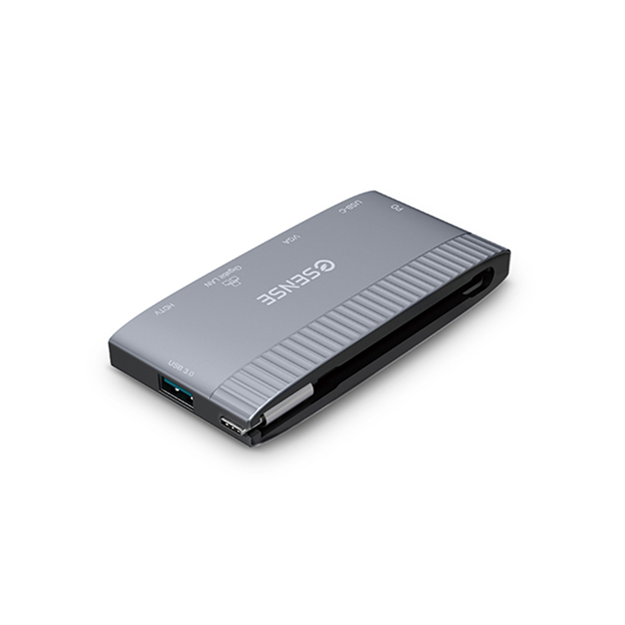 Esense Type-C TO VGA / HDMI / LAN 轉接器 H711