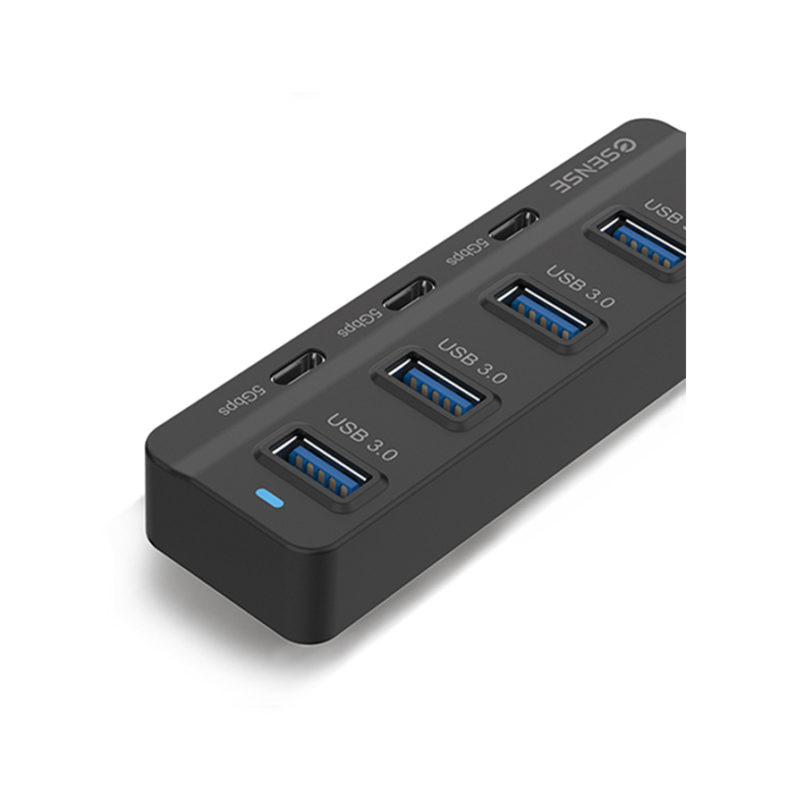 Esense H743 4A+3C 7 Port USB3.0集線器