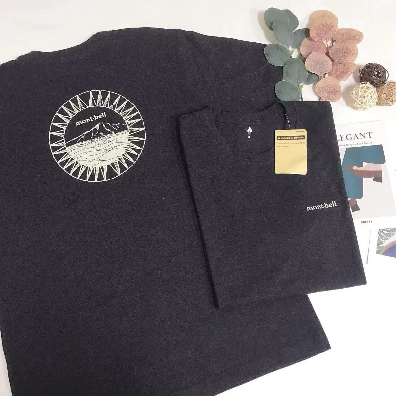 🇯🇵 日本代購 MONT- BELL BACK PRINT TEE