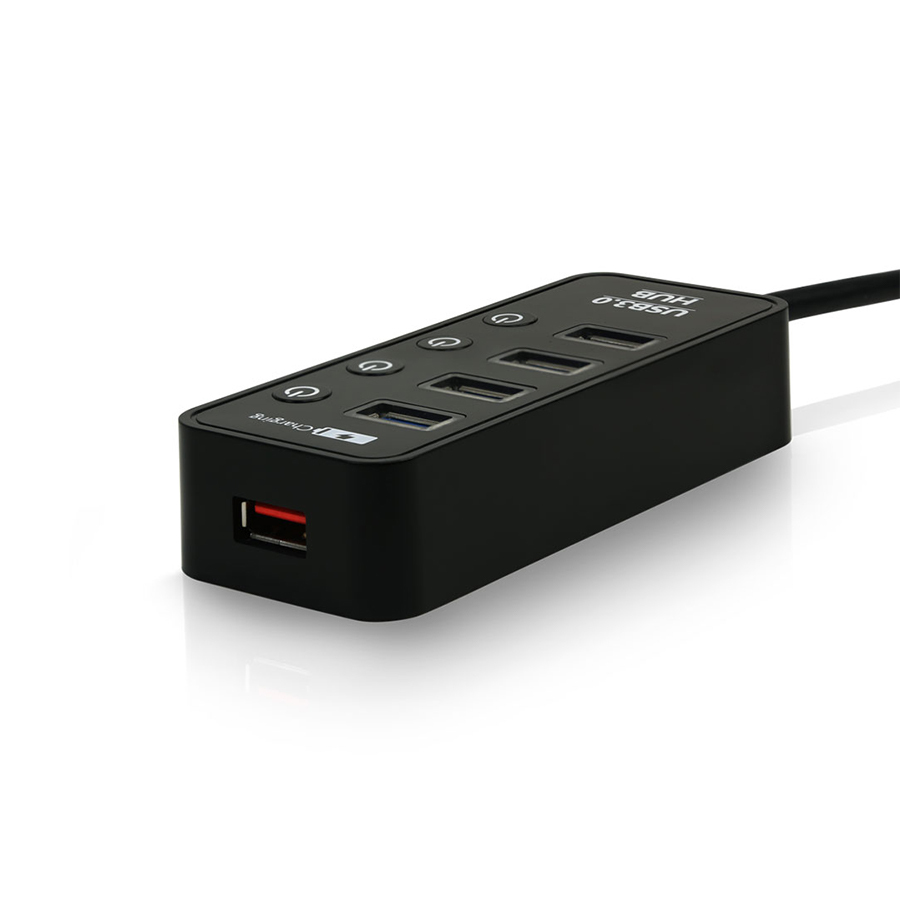 UPMOSTUH241C-B 4+1-Port USB3.0 Hub集線器