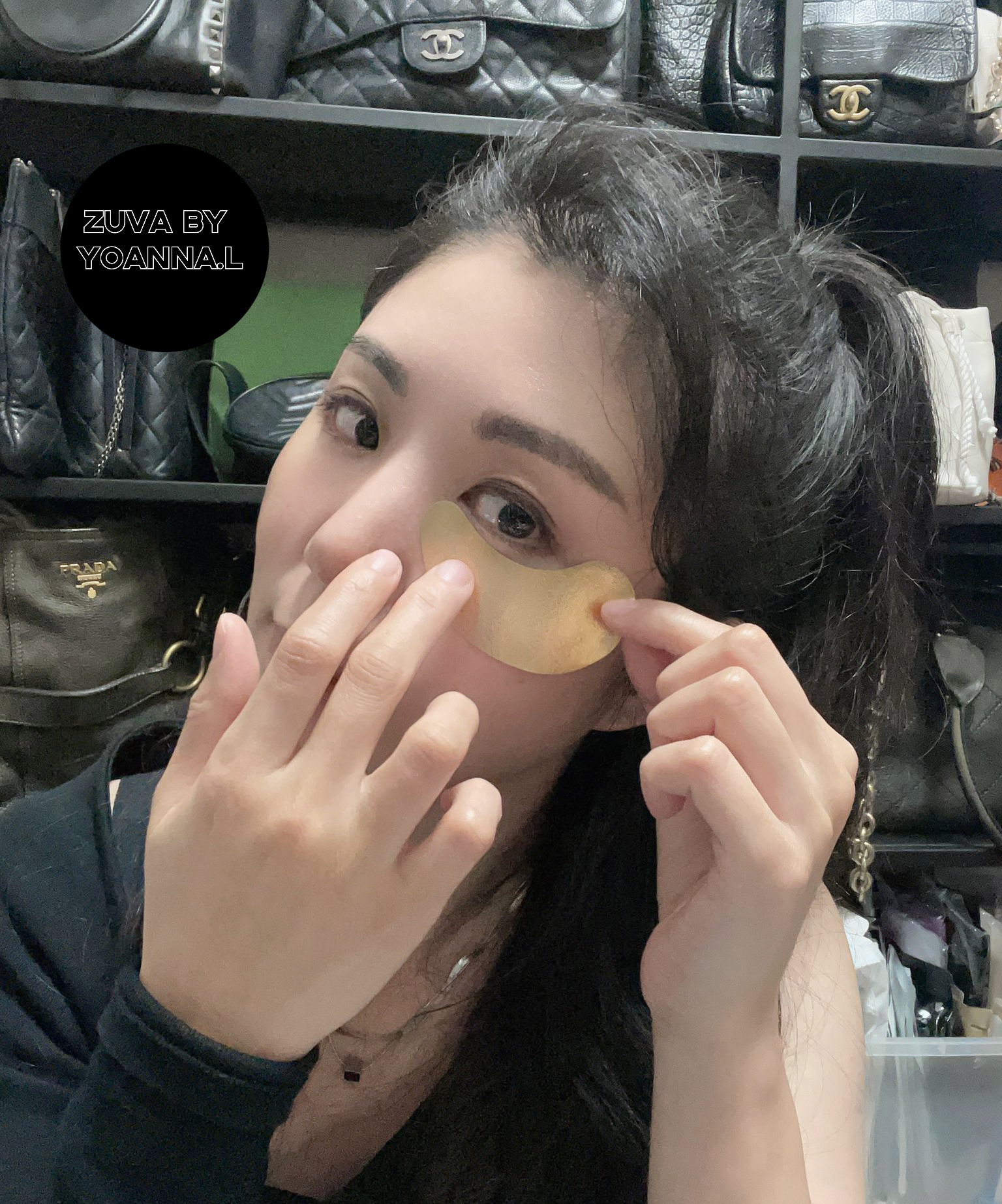 (改善眼浮腫+收緊) (50對) Maxitlab Germany 自身發熱金箔金箔修護凍乾眼膜M010