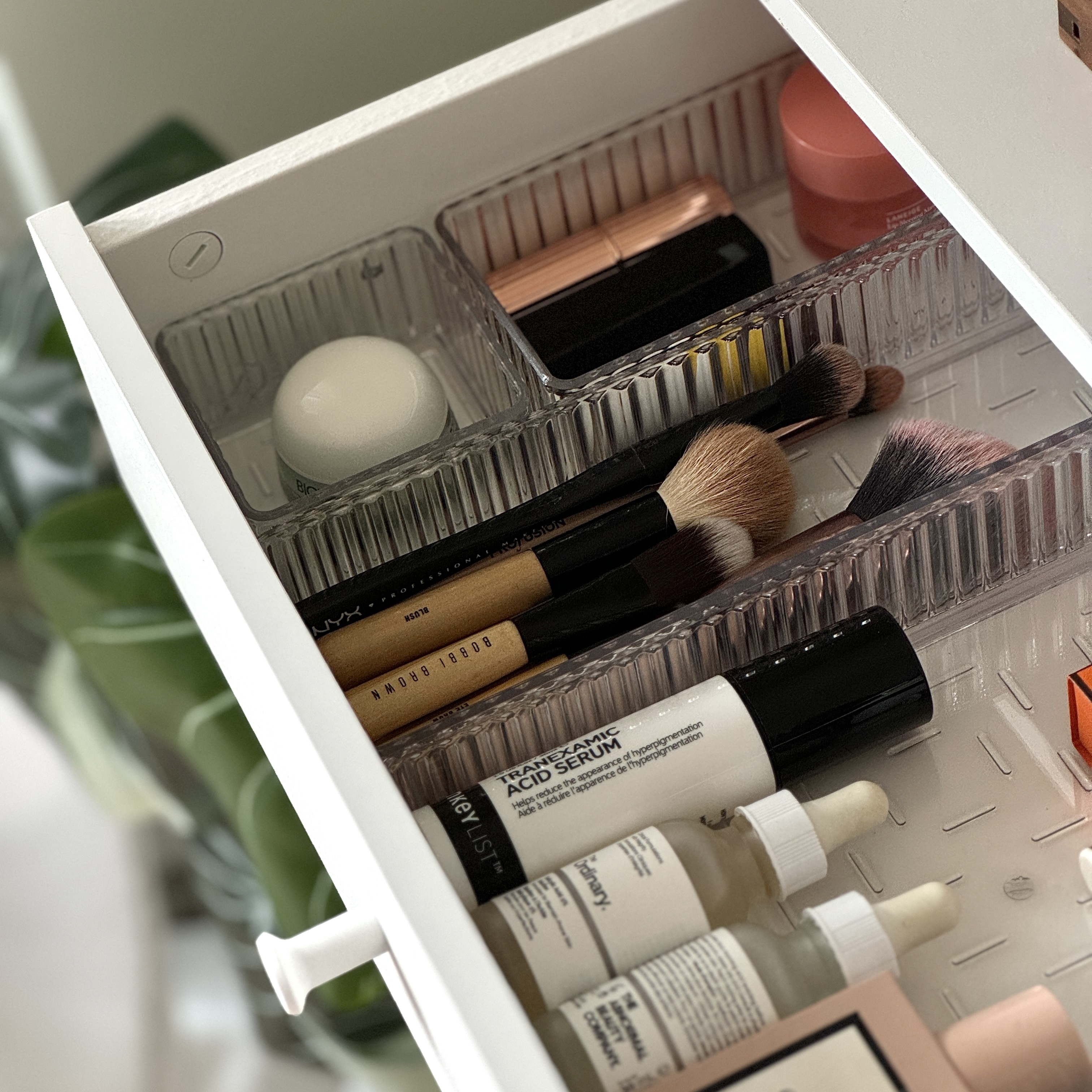 透明波浪間隔收納組