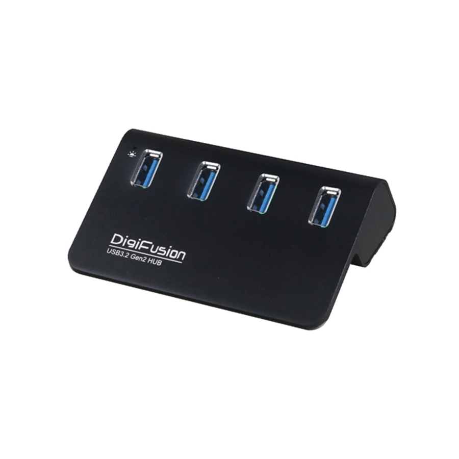 伽利略 USB3.2 Gen2 4埠 Hub 鋁合金 產品型號：H418S-WH