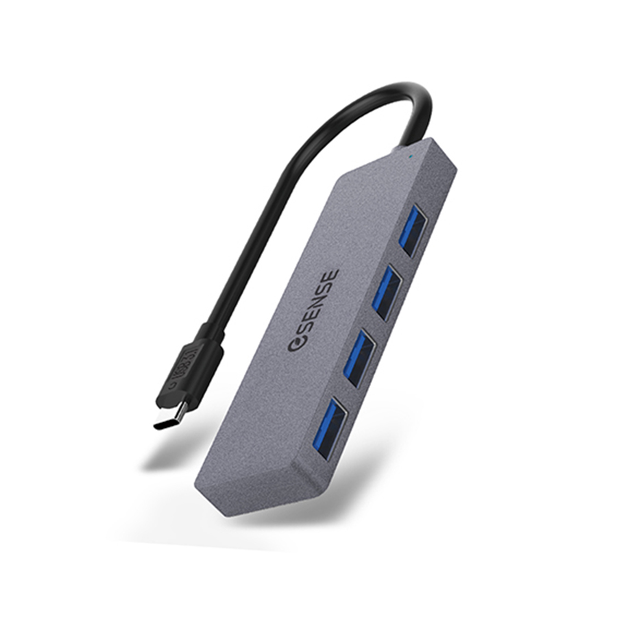 Esense 547PA Type-C USB3.1高速傳輸4埠HUB