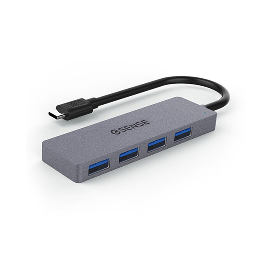 Esense 547PA Type-C USB3.1高速傳輸4埠HUB