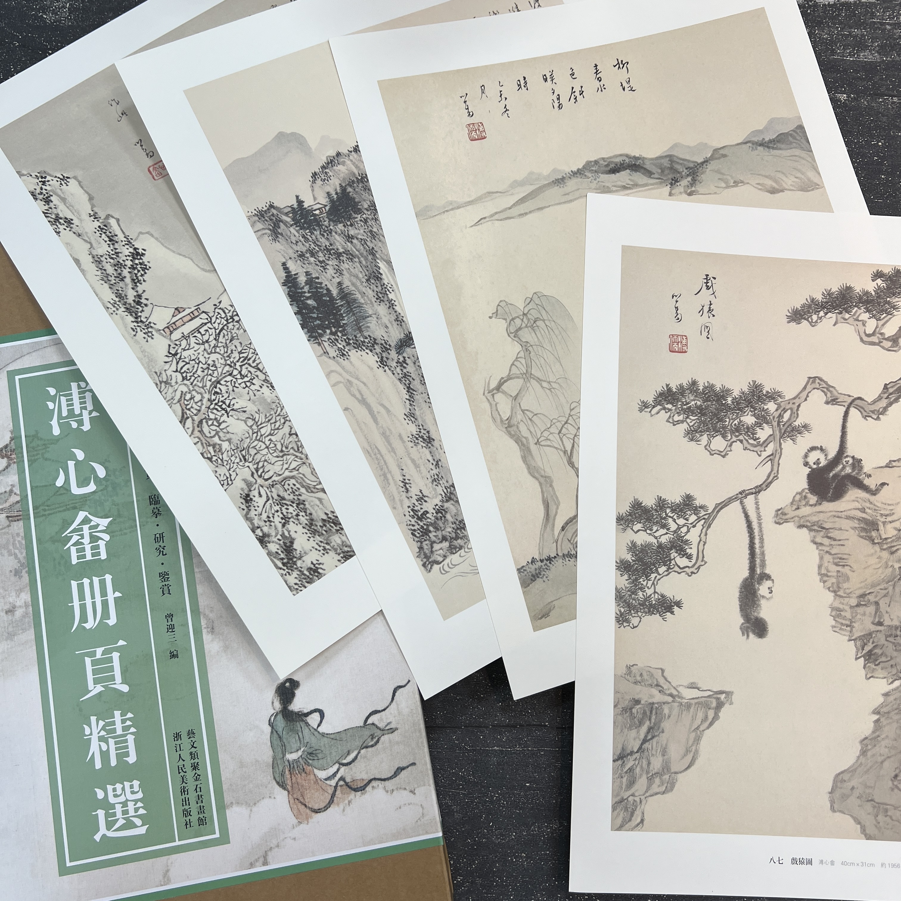 溥心畬 菊花 溥儒（溥心畬）（1896－1963）拓寶瓶花- 長流美術館